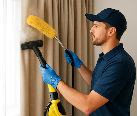 Trusted drapes cleaning technician Matty Curtain Cleaning sutherlands-creek-vic QLD